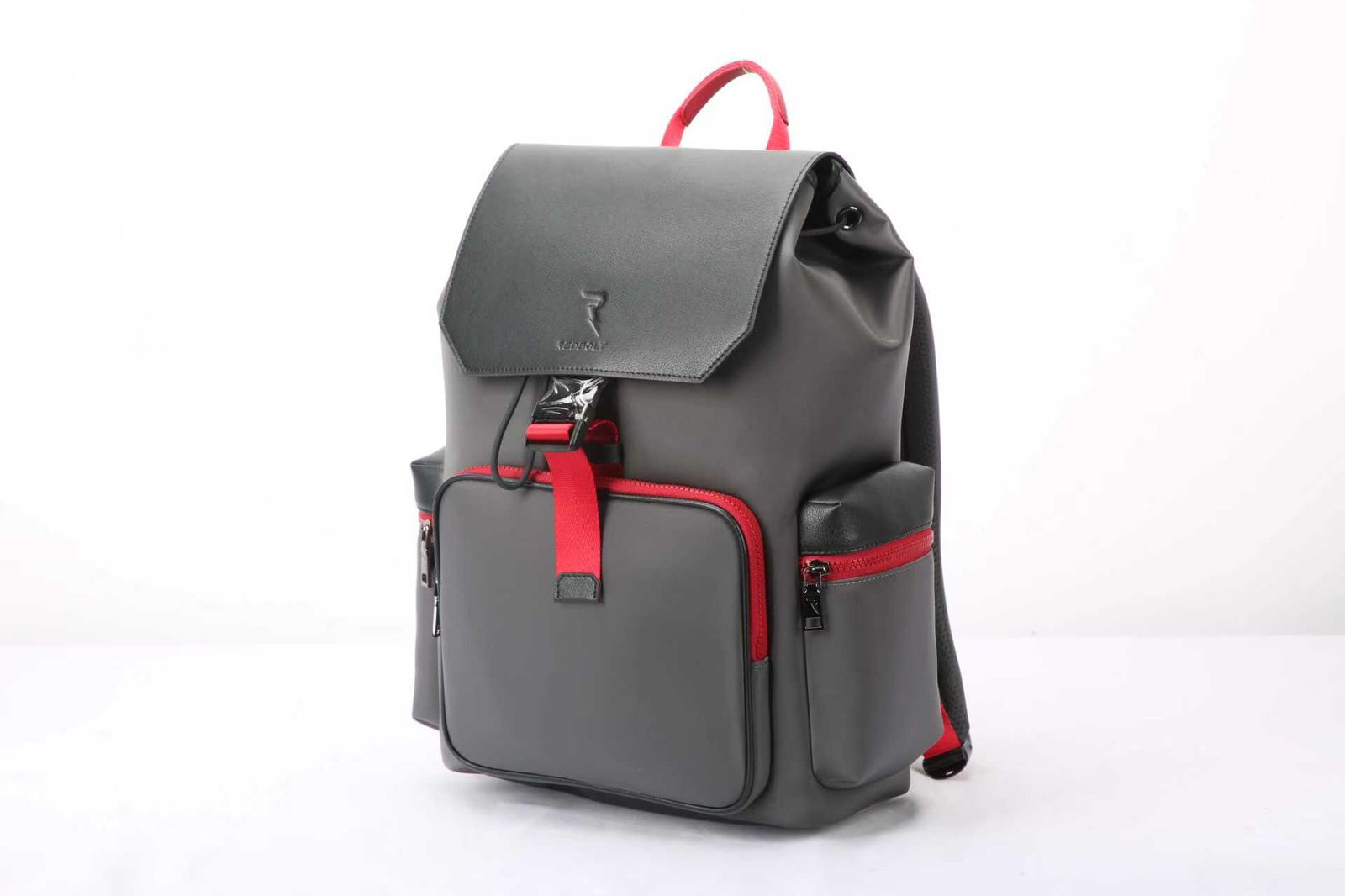 Redbolt Flare backpack with flap closure and front utility pocket